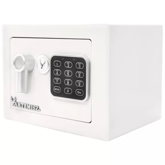 Otthoni mini Széf elektromos zárral - fehér | ARTEMISZ® Otthoni mini Széf elektromos zárral - fehér | ARTEMISZ®