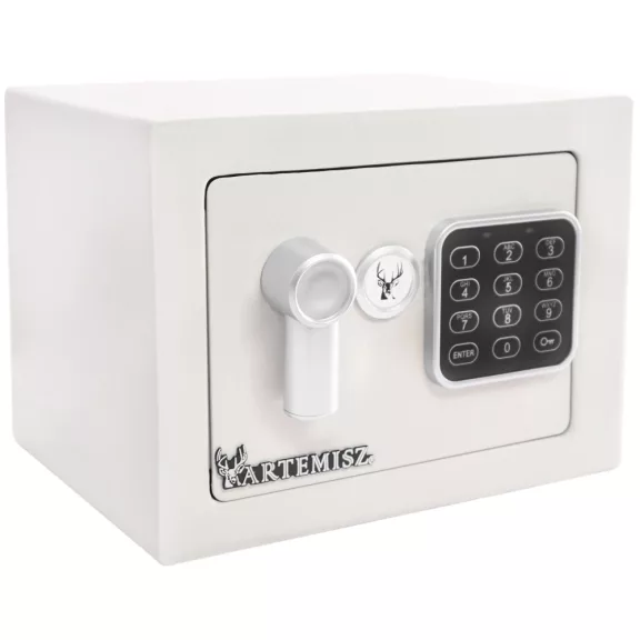 Otthoni mini Széf elektromos zárral - fehér | ARTEMISZ® Otthoni mini Széf elektromos zárral - fehér | ARTEMISZ®
