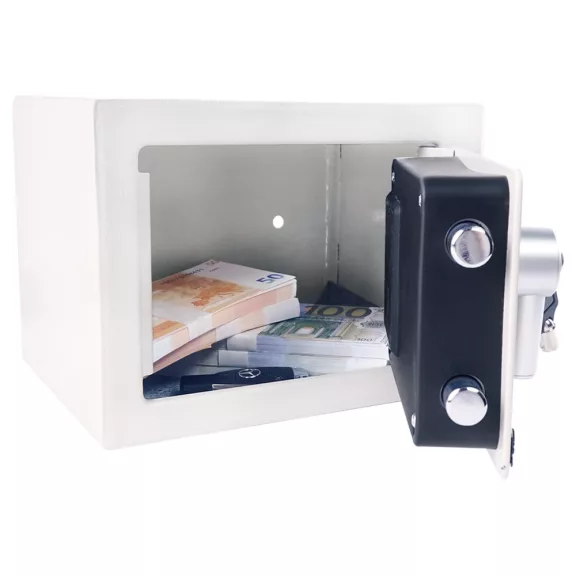 Otthoni mini Széf elektromos zárral - fehér | ARTEMISZ® Otthoni mini Széf elektromos zárral - fehér | ARTEMISZ®