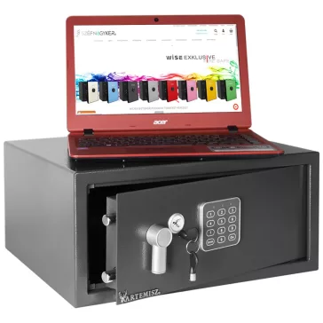 ARTEMISZ® Budapest laptop széf hotelszobába - digitális zárral - antracit