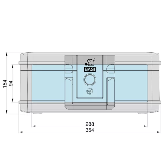 BASI® - DB 210 S tűz- és vízálló kazetta BASI® - DB 210 S tűz- és vízálló kazetta