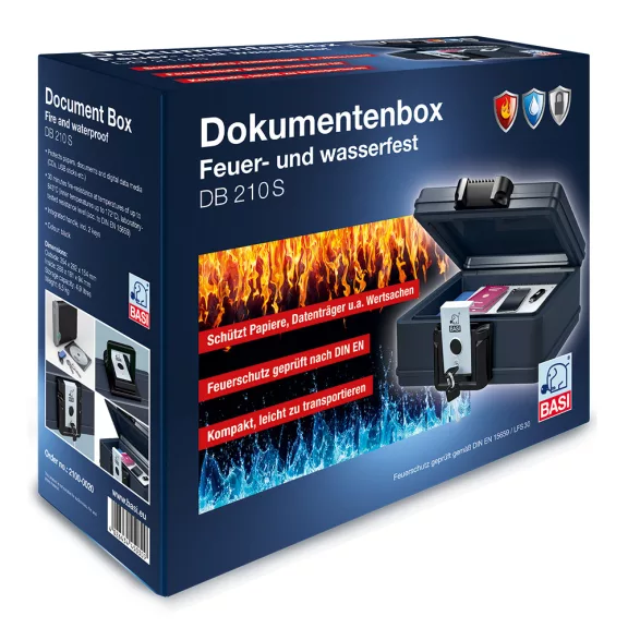 BASI® - DB 210 S tűz- és vízálló kazetta BASI® - DB 210 S tűz- és vízálló kazetta