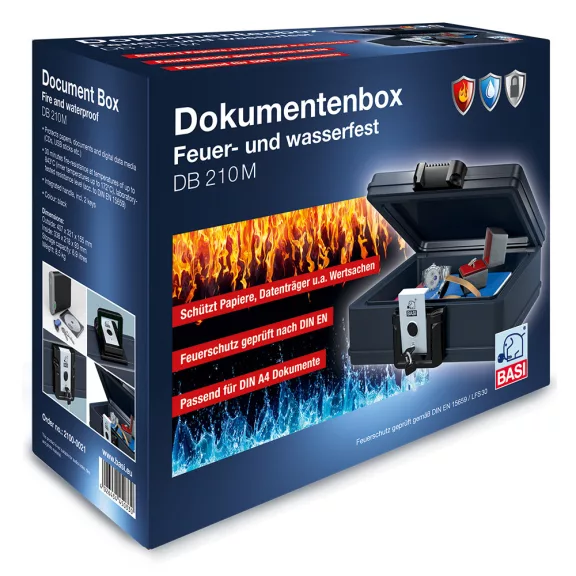 BASI® - DB 210 M tűz- és vízálló kazetta BASI® - DB 210 M tűz- és vízálló kazetta