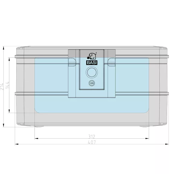 BASI® - DB 210 L tűz- és vízálló kazetta BASI® - DB 210 L tűz- és vízálló kazetta