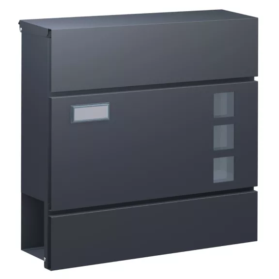 BASI BK 380M antracit újságtartós postaláda 370 x 370 x 105 mm BASI BK 380M antracit újságtartós postaláda 370 x 370 x 105 mm