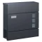 BASI BK 380M antracit újságtartós postaláda 370 x 370 x 105 mm
