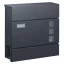 BASI BK 380M antracit újságtartós postaláda 370 x 370 x 105 mm