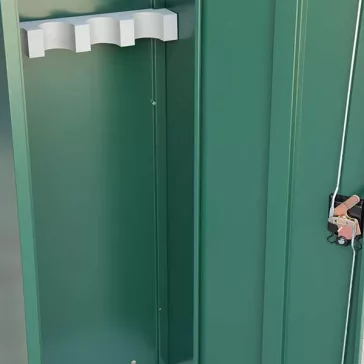 BLAX zöld kulcsos fegyverszekrény 5 fegyverhez