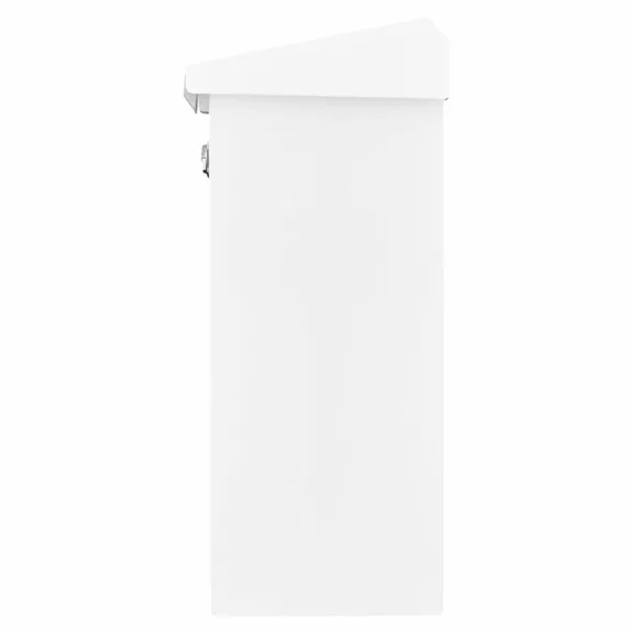 Burg Wächter nagyméretű kerítésen kívüli postaláda – BW04120 – Fehér – 340 x 380 x 148 mm