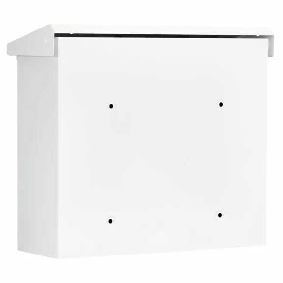Burg Wächter nagyméretű kerítésen kívüli postaláda – BW04120 – Fehér – 340 x 380 x 148 mm