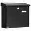 Burg Wächter nagyméretű kerítésen kívüli postaláda – BW04140 – Fekete – 340 x 380 x 148 mm