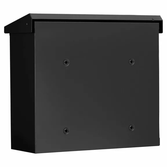 Burg Wächter nagyméretű kerítésen kívüli postaláda – BW04140 – Fekete – 340 x 380 x 148 mm