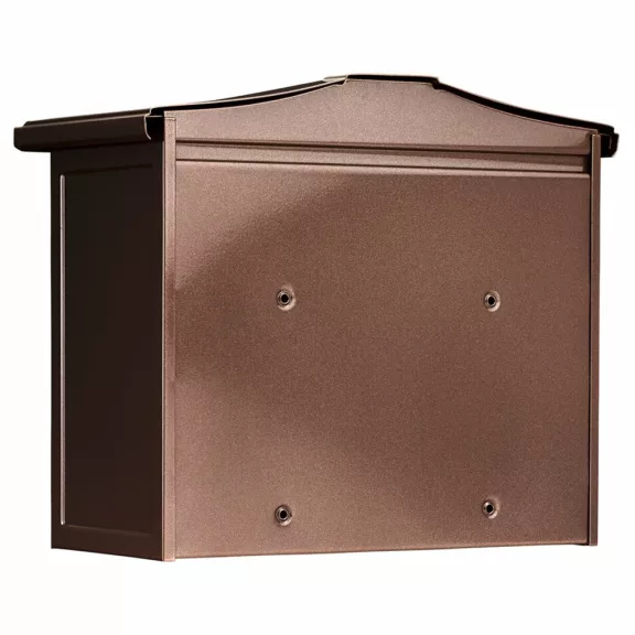 Díszes kerítésen kívüli postaláda