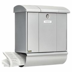   OlympSet 91600 SI extra nagyméretű kerítésen kívüli postaláda újságtartóval