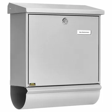   ComfortSet 91300 SI nagyméretű kerítésen kívüli postaláda újságtartóval