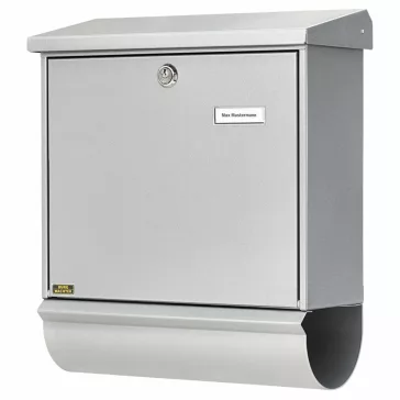   ComfortSet 91300 SI nagyméretű kerítésen kívüli postaláda újságtartóval