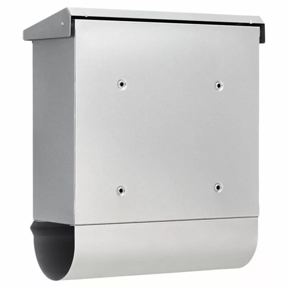 ComfortSet 91300 SI nagyméretű kerítésen kívüli postaláda újságtartóval