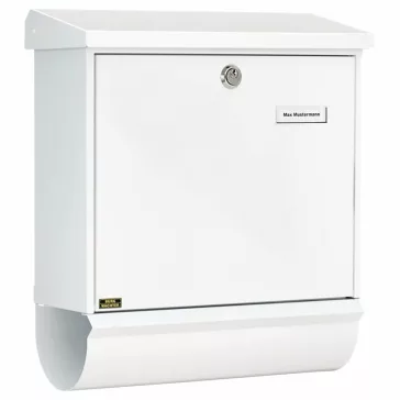   ComfortSet 91300 W nagyméretű kerítésen kívüli postaláda újságtartóval