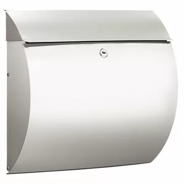 Burg Wächter modern kültéri postaláda – BW38640 – Inox – 330 x 376 x 106 mm