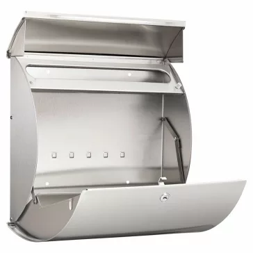 Burg Wächter modern kültéri postaláda – BW38640 – Inox – 330 x 376 x 106 mm