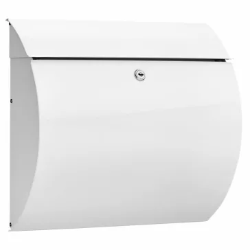 Burg Wächter modern kültéri postaláda – BW38650 – Fehér – 330 x 376 x 106 mm