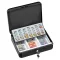 EURO pénztárkazetta – BW40080 – fekete – 90 x 300 x 240 mm