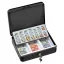 EURO pénztárkazetta – BW40080 – fekete – 90 x 300 x 240 mm