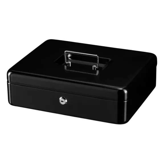 EURO pénztárkazetta – BW40080 – fekete – 90 x 300 x 240 mm