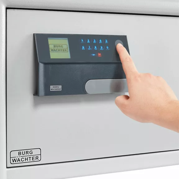 Burg Wächter® - DS 425 E FP tűzálló páncélszekrény ujjlenyomatolvasós zárral