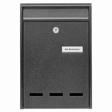 BURG-WÄCHTER Pocket 5871 E antracit kültéri társasházi postaláda