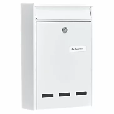 BURG-WÄCHTER Pocket 5871 W fehér kültéri társasházi postaláda