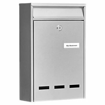 BURG-WÄCHTER Pocket 5871 SI ezüst kültéri társasházi postaláda