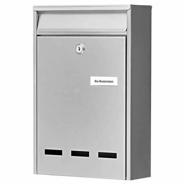 BURG-WÄCHTER Pocket 5871 SI ezüst kültéri társasházi postaláda