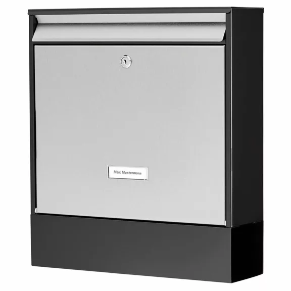 Burg Wächter modern kültéri társasházi postaláda újságtartóval – BW61490 – Fekete – 403 x 362 x 100 mm Burg Wächter modern kültéri társasházi postaláda újságtartóval – BW61490 – Fekete – 403 x 362 x 100 mm