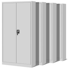   Set 4x fém iratszekrény JAN H, 900 x 1950 x 400 mm, szürke