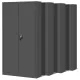 Set 4x fém iratszekrény JAN H, 900 x 1950 x 400 mm, antracit