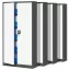 Set 4x fém iratszekrény JAN H, 900 x 1950 x 400 mm, antracit - fehér