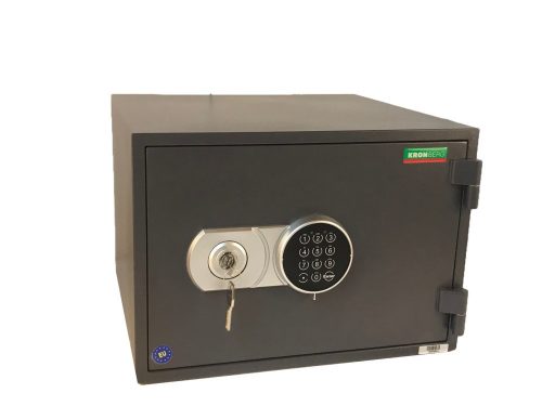 Kronberg® Fire32 tűzálló páncélszekrény kulcsos és elektronikus zárral 