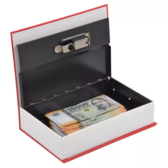 Book Safe Code könyv alakú pénzkazetta