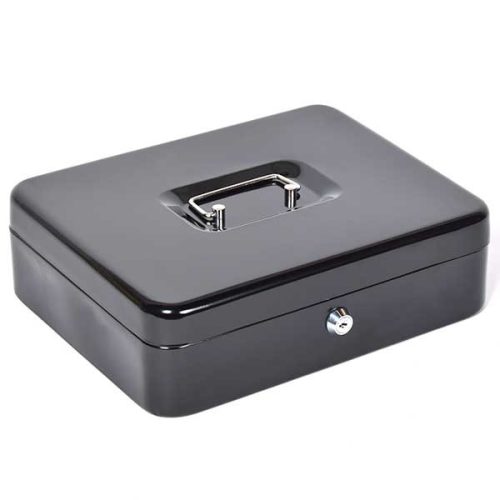 KingSafe | Cash 300 hagyományos pénzkazetta | Fekete