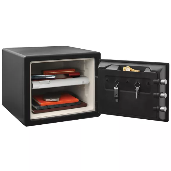 tűz- és vízálló széf – MLLFW082 – Fekete – 348 x 415 x 491 mm tűz- és vízálló széf – MLLFW082 – Fekete – 348 x 415 x 491 mm