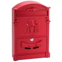 Renzo díszes kerítésen kívüli postaláda