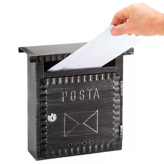 Nero kisméretű kovácsoltvas postaláda
