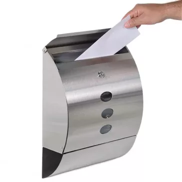 Ciro modern postaláda újságtartóval