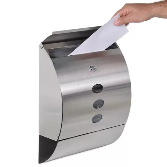 Ciro modern postaláda újságtartóval