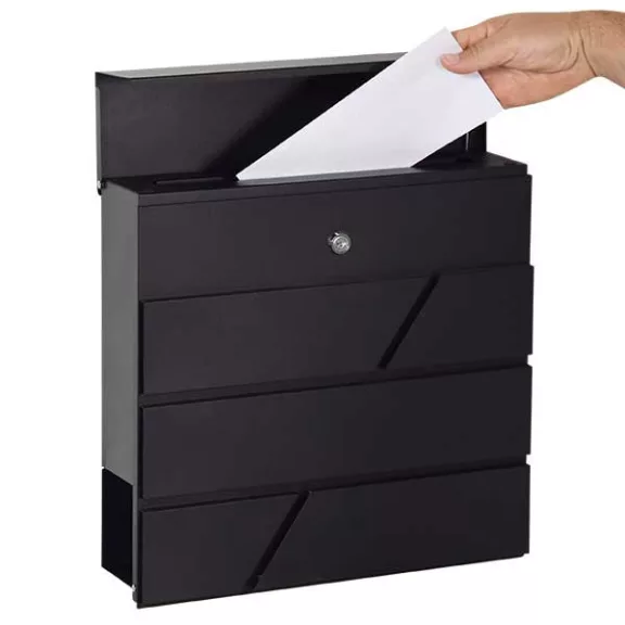 Mario modern postaláda újságtartóval