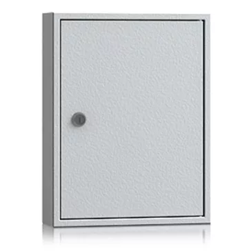 egyajtós kulcsszekrény – S04002 – szürke – 350 x 270 x 80 mm