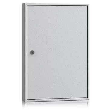 egyajtós kulcsszekrény – S04006 – szürke – 550 x 380 x 80 mm