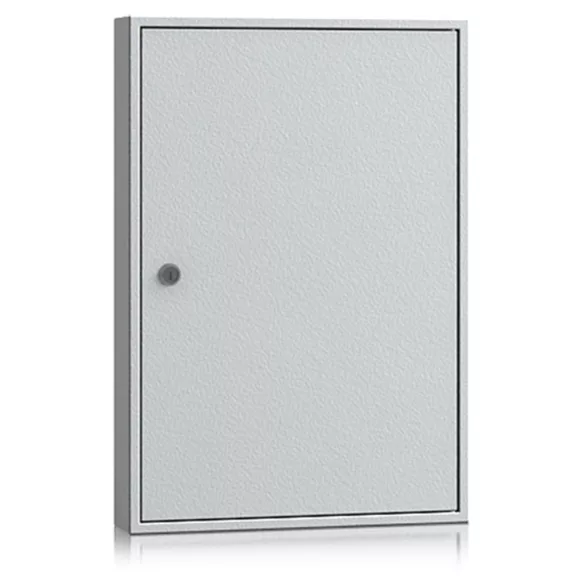 egyajtós kulcsszekrény – S04006 – szürke – 550 x 380 x 80 mm