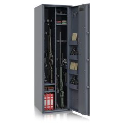 elválasztófalas fegyverszekrény